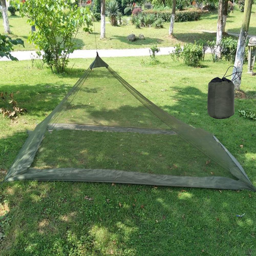 Cheap Goat Tents Triangle Mosquito Net Portable Camping Picnic Triangle Tent Anti Insect Travel Tent Outdoor Supplies Tents 